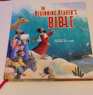 THE BEGINNING READER'S BIBLE 2011 Hardcover Favorite Stories Actual Bible Text